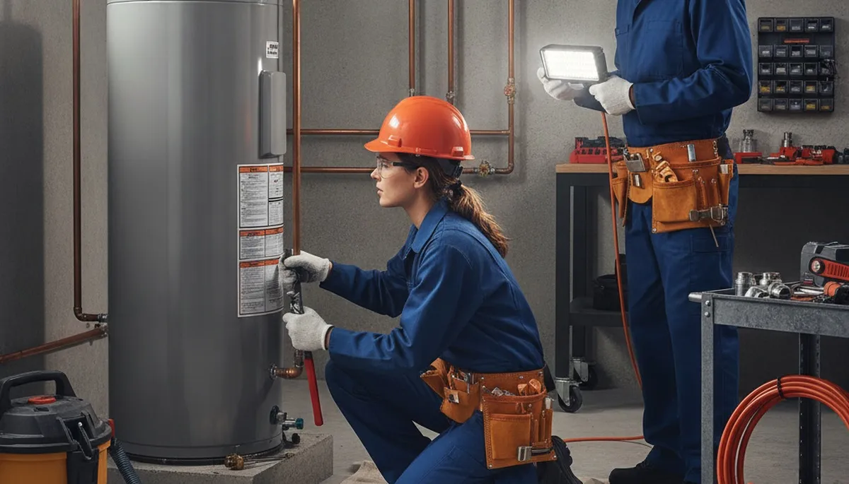 Cherry Hill, NJ plumber repairing a residential pipe for reliable home plumbing service
