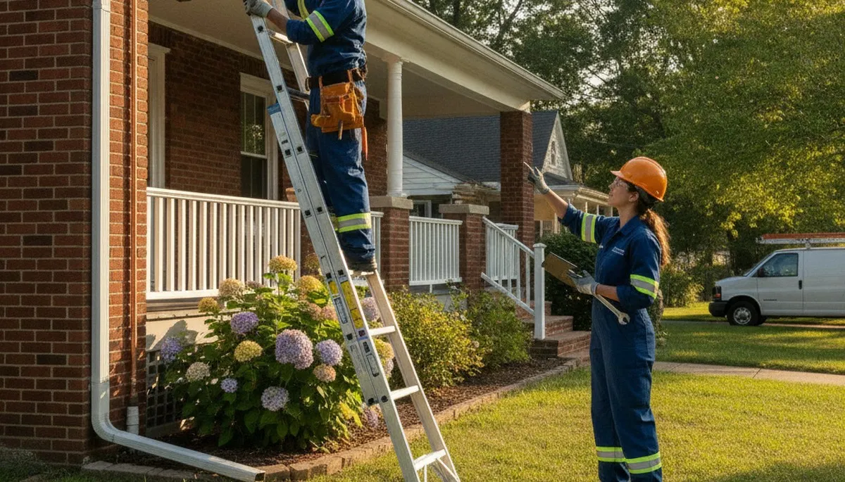 Cherry Hill, NJ plumber repairing a plumbing fixture for a local residential service call