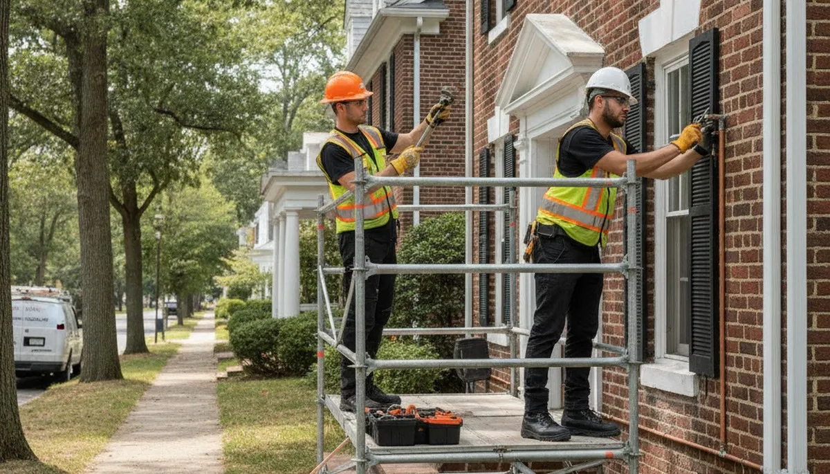 Plumber repairing a pipe in Cherry Hill, NJ for reliable plumbing service
