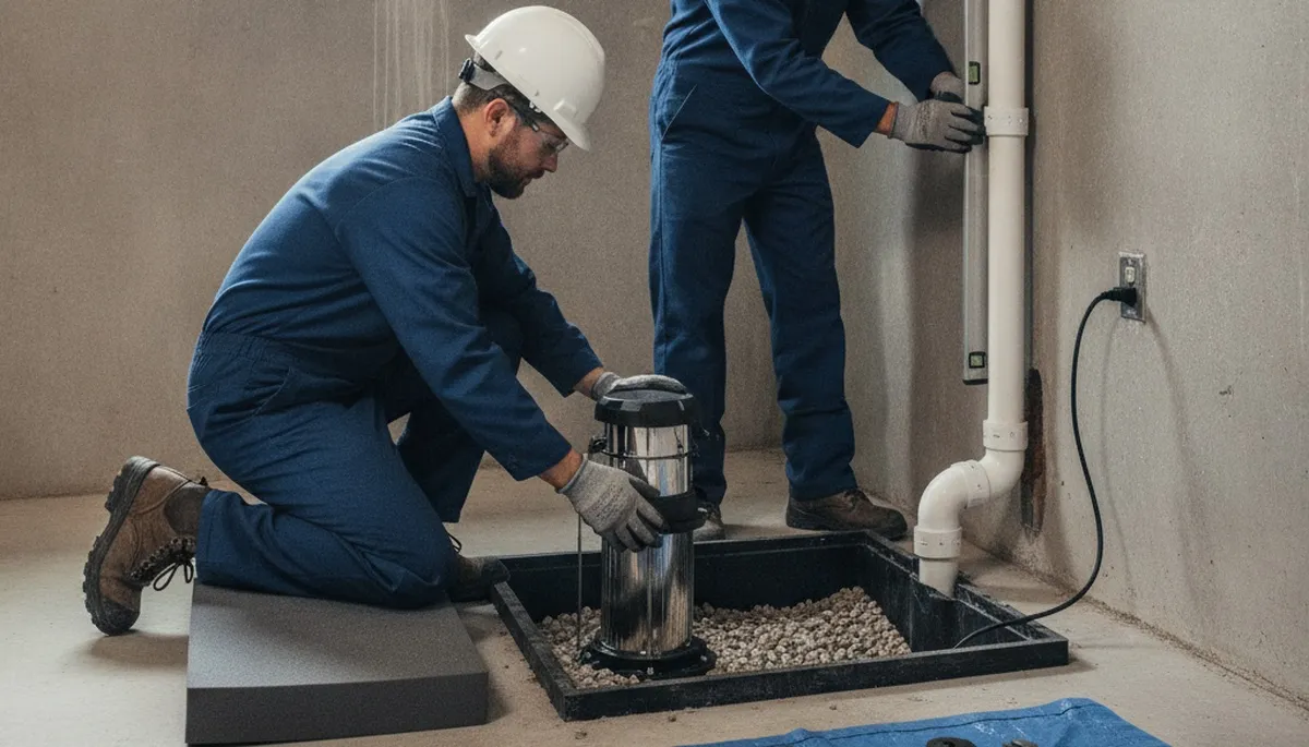 Sump pump installation for Cherry Hill, NJ homes by On Call Plumbers
