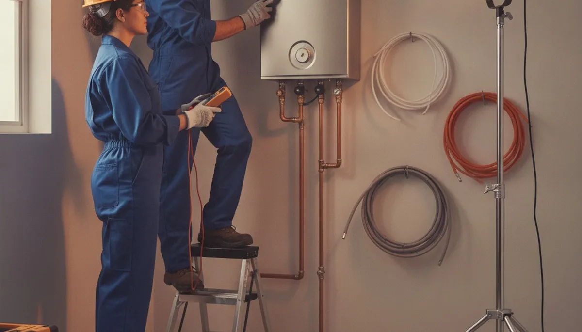 Tankless water heater installation service in Cherry Hill, NJ for efficient on-demand hot water